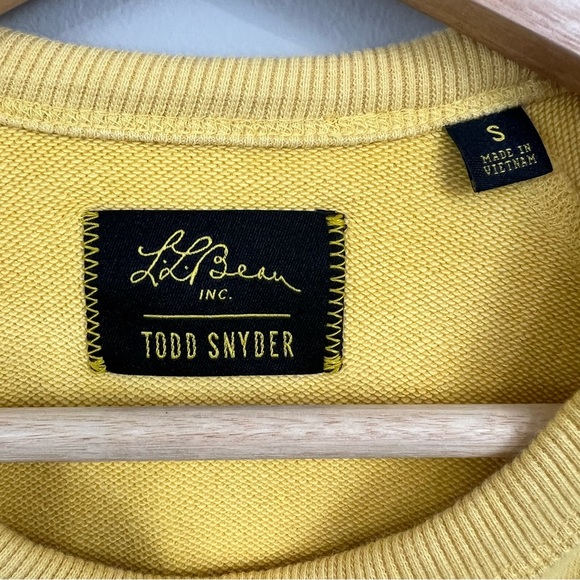 L.L.Bean x Todd Snyder Organic French Terry Short-Sleeve Sweatshirt | Small - Picture 2 of 8